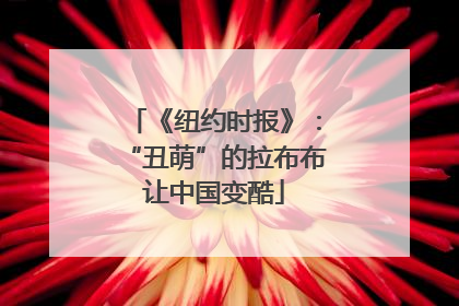 《纽约时报》：“丑萌”的拉布布让中国变酷