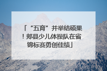 “五育”并举结硕果！郏县少儿体操队在省锦标赛勇创佳绩
