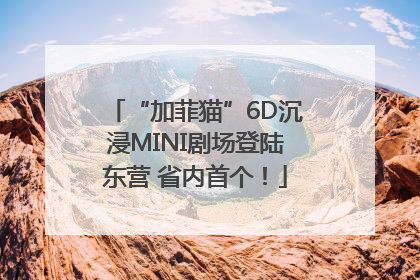 “加菲猫”6D沉浸MINI剧场登陆东营 省内首个！