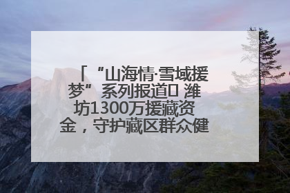 “山海情·雪域援梦”系列报道⑪ 潍坊1300万援藏资金，守护藏区群众健康“最后一公里”