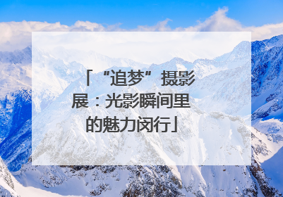 “追梦”摄影展：光影瞬间里的魅力闵行