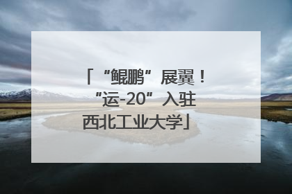“鲲鹏”展翼！“运-20”入驻西北工业大学