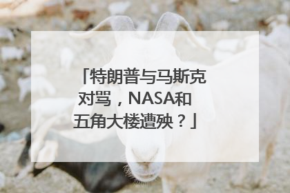 特朗普与马斯克对骂，NASA和五角大楼遭殃？