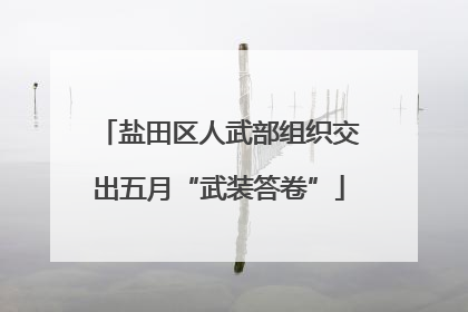盐田区人武部组织交出五月“武装答卷”
