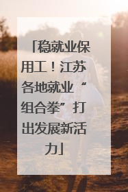稳就业保用工！江苏各地就业“组合拳”打出发展新活力