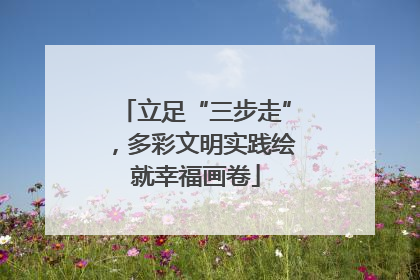 立足“三步走”，多彩文明实践绘就幸福画卷
