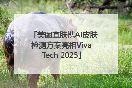 美图宜肤携AI皮肤检测方案亮相VivaTech 2025