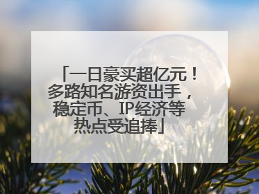 一日豪买超亿元！多路知名游资出手，稳定币、IP经济等热点受追捧