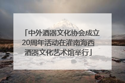 中外酒器文化协会成立20周年活动在灌南海西酒器文化艺术馆举行