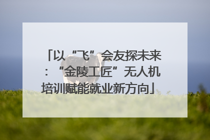 以“飞”会友探未来：“金陵工匠”无人机培训赋能就业新方向