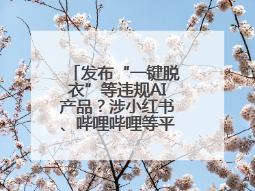 发布“一键脱衣”等违规AI产品？涉小红书、哔哩哔哩等平台！上海出手