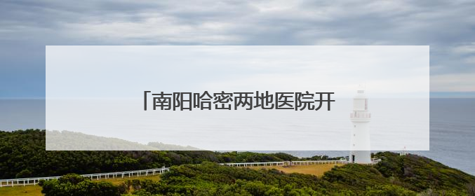 南阳哈密两地医院开展中医学术交流活动