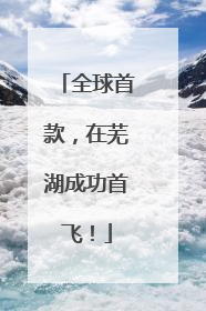 全球首款，在芜湖成功首飞！