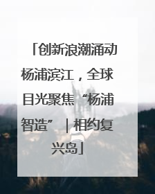 创新浪潮涌动杨浦滨江，全球目光聚焦“杨浦智造”｜相约复兴岛