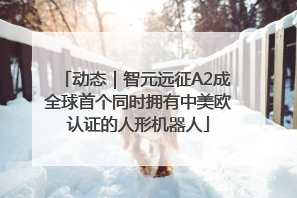 动态｜智元远征A2成全球首个同时拥有中美欧认证的人形机器人