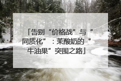 告别“价格战”与“同质化”：茉酸奶的“牛油果”突围之路