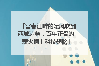 富春江畔的暖风吹到西域边疆，百年正骨的薪火插上科技翅膀