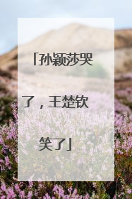 孙颖莎哭了，王楚钦笑了