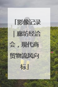影像记录｜廊坊经洽会，现代商贸物流风向标
