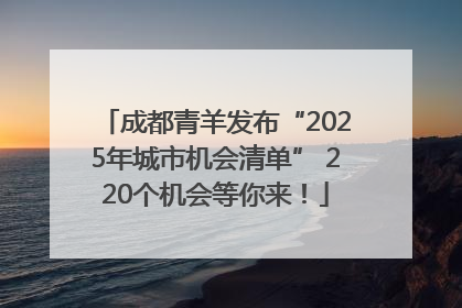 成都青羊发布“2025年城市机会清单” 220个机会等你来！