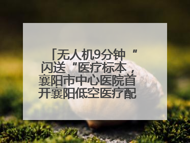 无人机9分钟“闪送“医疗标本，襄阳市中心医院首开襄阳低空医疗配送“空中快