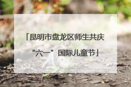 昆明市盘龙区师生共庆“六一”国际儿童节
