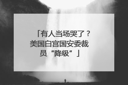 有人当场哭了？美国白宫国安委裁员“降级”