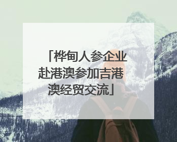 桦甸人参企业赴港澳参加吉港澳经贸交流