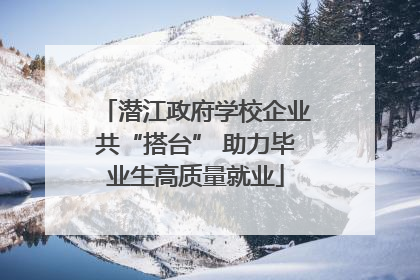 潜江政府学校企业共“搭台” 助力毕业生高质量就业