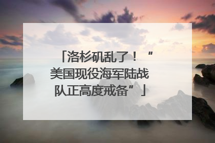 洛杉矶乱了！“美国现役海军陆战队正高度戒备”