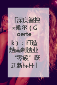 深度智控×歌尔（Goertek）：打造越南制造业“零碳”跃迁新标杆