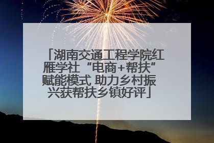 湖南交通工程学院红雁学社“电商+帮扶”赋能模式 助力乡村振兴获帮扶乡镇好评