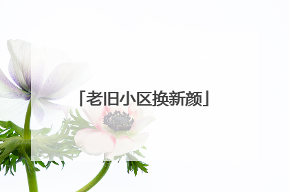 老旧小区换新颜