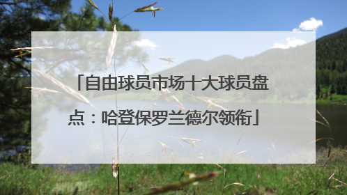 自由球员市场十大球员盘点：哈登保罗兰德尔领衔