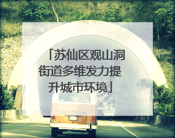 苏仙区观山洞街道多维发力提升城市环境