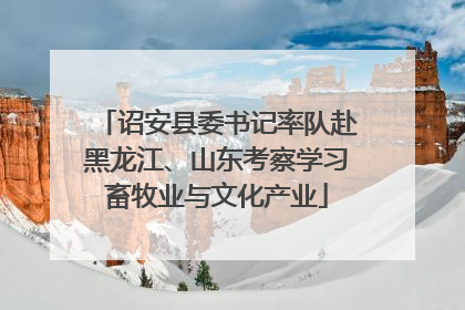 诏安县委书记率队赴黑龙江、山东考察学习畜牧业与文化产业