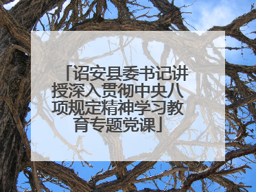诏安县委书记讲授深入贯彻中央八项规定精神学习教育专题党课