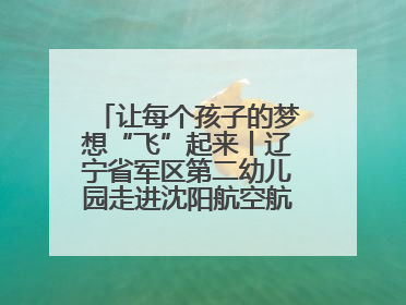 让每个孩子的梦想“飞”起来丨辽宁省军区第二幼儿园走进沈阳航空航天大学开展爱国主义教育