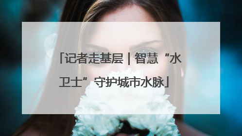 记者走基层｜智慧“水卫士”守护城市水脉