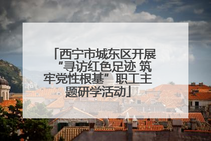 西宁市城东区开展“寻访红色足迹 筑牢党性根基”职工主题研学活动