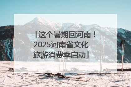 这个暑期回河南！2025河南省文化旅游消费季启动