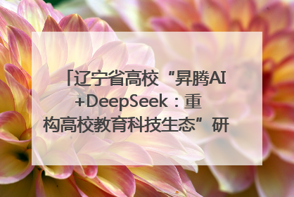 辽宁省高校“昇腾AI+DeepSeek：重构高校教育科技生态”研讨会在沈阳成功举办