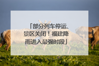 部分列车停运、景区关闭！福建降雨进入最强时段