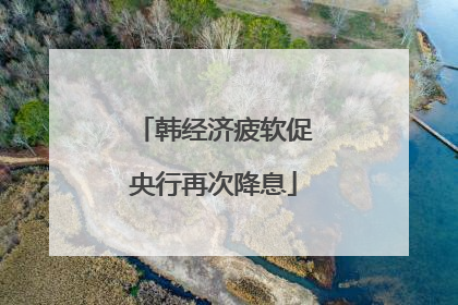 韩经济疲软促央行再次降息