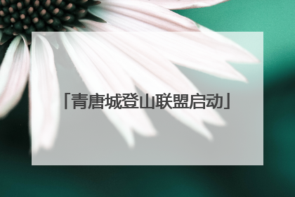 青唐城登山联盟启动