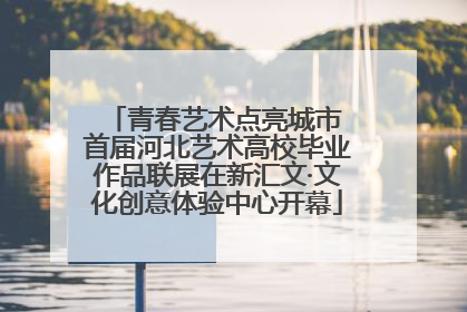青春艺术点亮城市 首届河北艺术高校毕业作品联展在新汇文·文化创意体验中心开幕