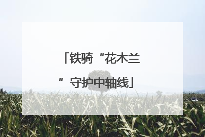 铁骑“花木兰”守护中轴线