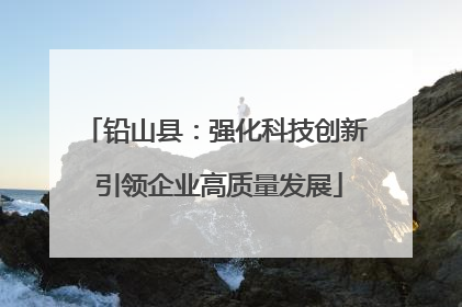 铅山县：强化科技创新 引领企业高质量发展