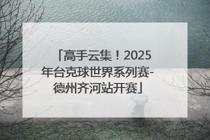 高手云集！2025年台克球世界系列赛-德州齐河站开赛