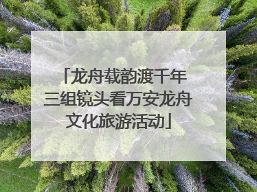 龙舟载韵渡千年 三组镜头看万安龙舟文化旅游活动